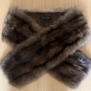 Marc Jacobs Collection Brown Mink Fur Stole / Scarf